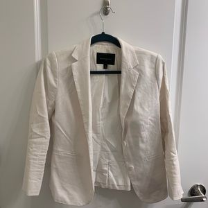 White Banana Republic blazer